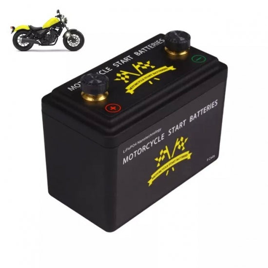 Super Lightweight 12v 130 CCA Lithium Motorcycle Start Batteries