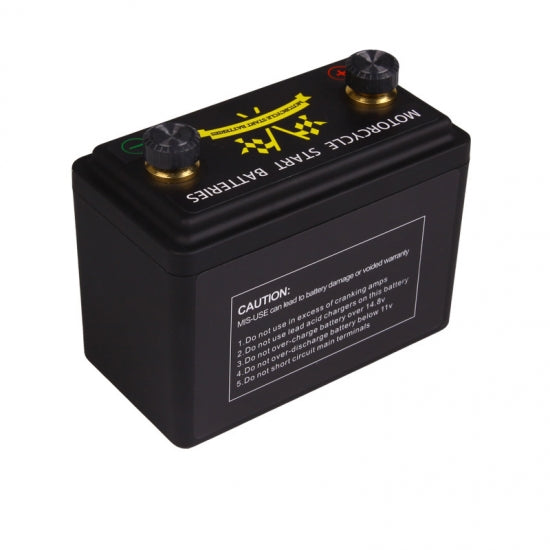 Lithium Motorcycle Battery LiFePO4 12V 260CCA Pb-Eq 14-17Ah