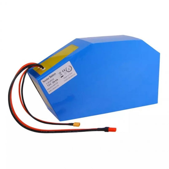 Customized Hexagon E-Bike 72v 20Ah 40Ah 45Ah LiFePO4 Battery Pack 3000W E Motorcycle Battery