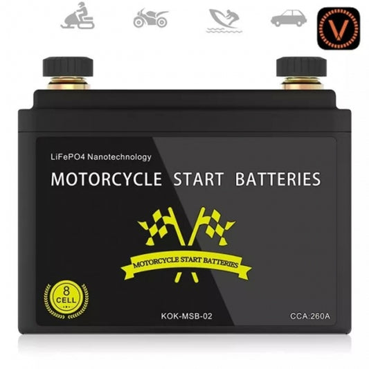 A123 4S2P 12V 7Ah LiFePO4 26650 Motorcycle Battery Pack