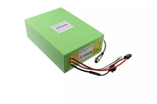 48v 30Ah Li-Ion Battery Pack with Epoxy Plate with Black Heat Shrinkable PVC