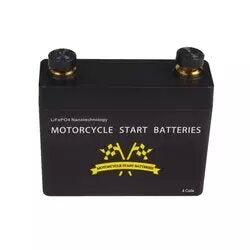 12V Motorcycle Battery 130CCA LiFePO4 Starter Batteries 9Ah Lead-Acid Battery Replacement