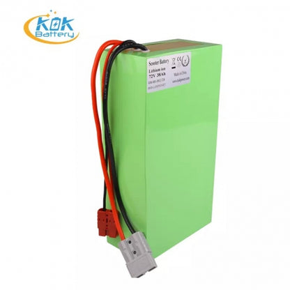 72v 20ah 30ah 38ah 40ah Lithium Battery Pack