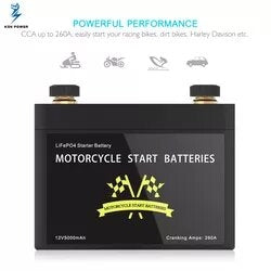 Motorcycle Start Nano Phosphate Lithium Ion Cell 4S2P Battery Pack