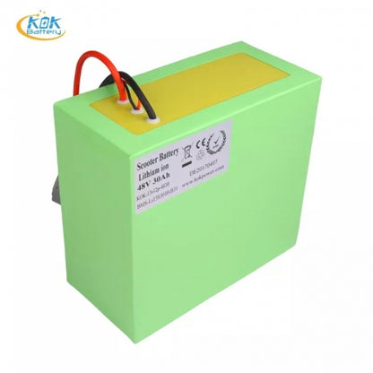 48V 30Ah Replacement Rechargeable Battery Pack Lithium Ion for Electric Scooter Battery