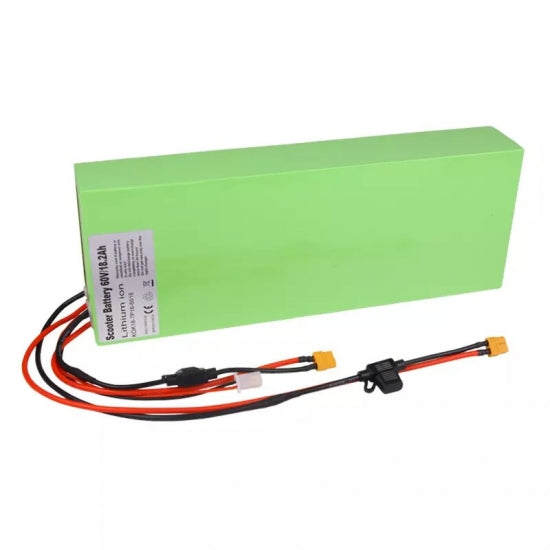 Upgrade 60V 20Ah 18.2Ah Lithium Rechargeable Battery for Snow Motorcycle, Motorbike,Tricycle,Scooter Battery