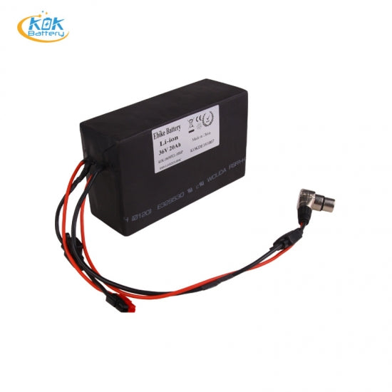 Bike 36v 20ah Lithium Battery PE Waterproof Battery Pack