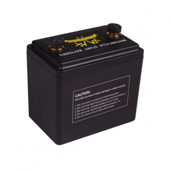 Lithium Motorcycle Battery LiFePO4 12V 130CCA Pb-Eq 21-24Ah