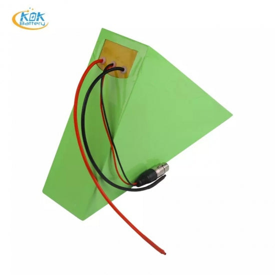 82V 17.5Ah 18650 Triangle Battery Pack Lithium Ion E-Bike Battery 48V 72V Customized with E-Bike Battery Bag