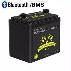 Smart 12V Motorcycle Battery 5Ah 6.5Ah 7Ah 390CCA LiFePO4 Small Rechargeable 12v Battery Bluetooth Customized